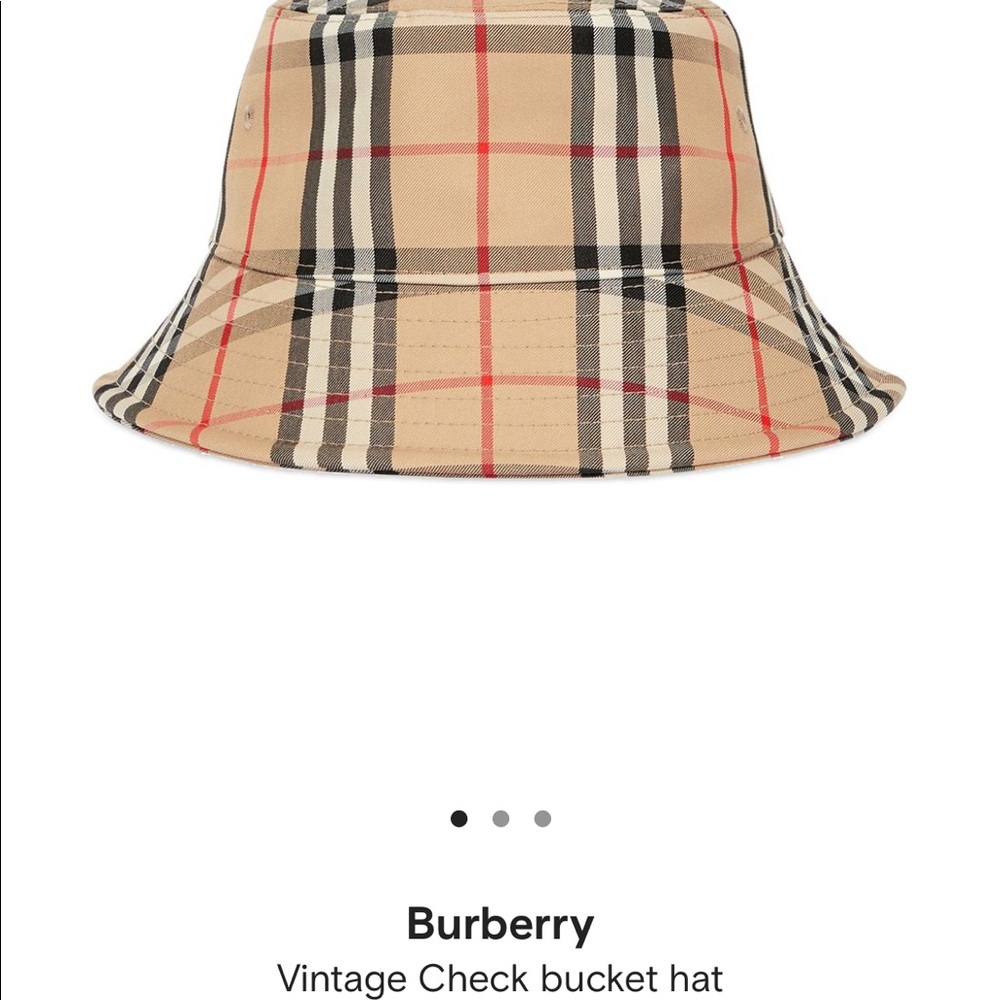 Never worn, Burberry bucket hat and Burberry sneak